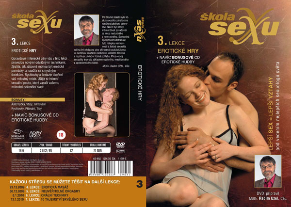Škola sexu 3. lekce erotické hry - erotický film na DVD