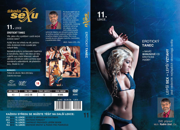 Škola sexu 11. lekce Erotický tanec - erotický film na DVD