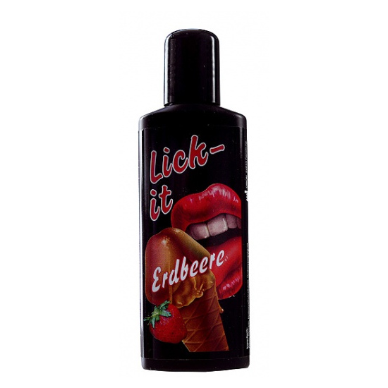 Jedlý lubrikační gel Lick-it 50 ml - jahody