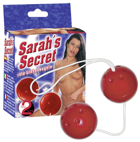 Venušiny kuličky červené - Sarah's Secret