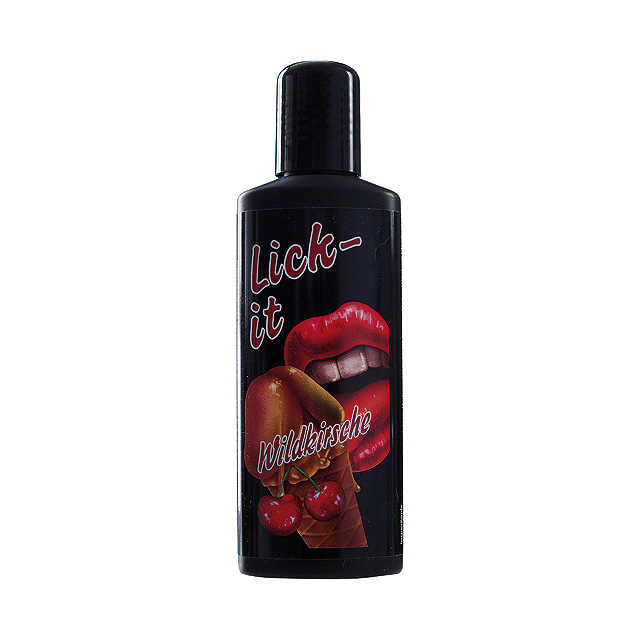 Jedlý lubrikační gel Lick-it 100 ml - divoká třešeň