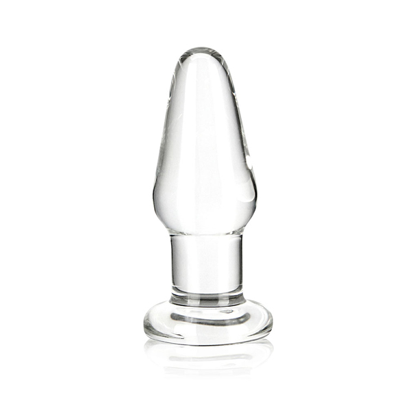 Skleněný anální kolíček - 8,9 cm