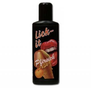 Jedlý lubrikační gel Lick-it 100 ml - broskev